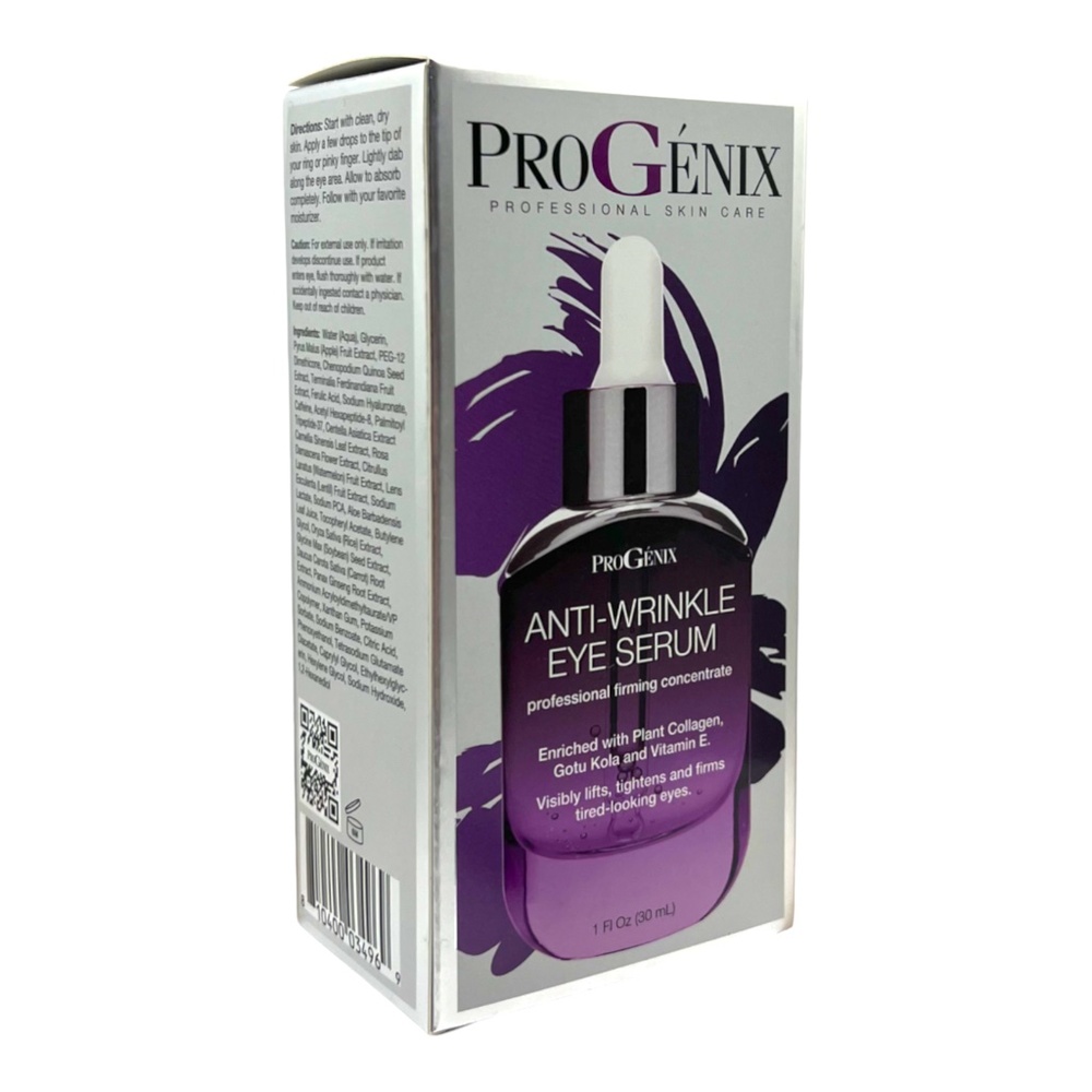 ProGenix Pro Skin Care Anti-Wrinkle Eye Serum w/ Collagen, Gotu Kola & Vitamin E